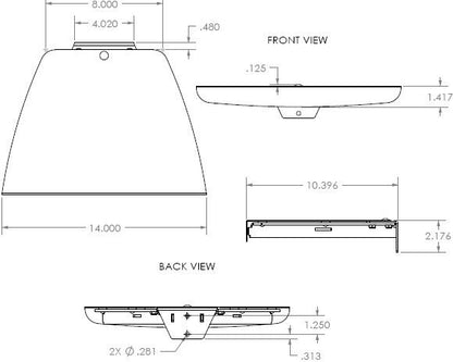 Chief PAC101B Component Shelf Mount