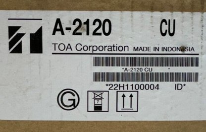 Toa Electronics A-2120 120 5 Channel Mixer/Amplifier