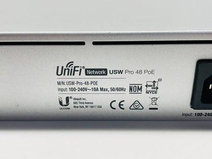 Ubiquiti USW-Pro-48-POE UniFi Network USW Pro 48-Port Gigabit Managed PoE Switch