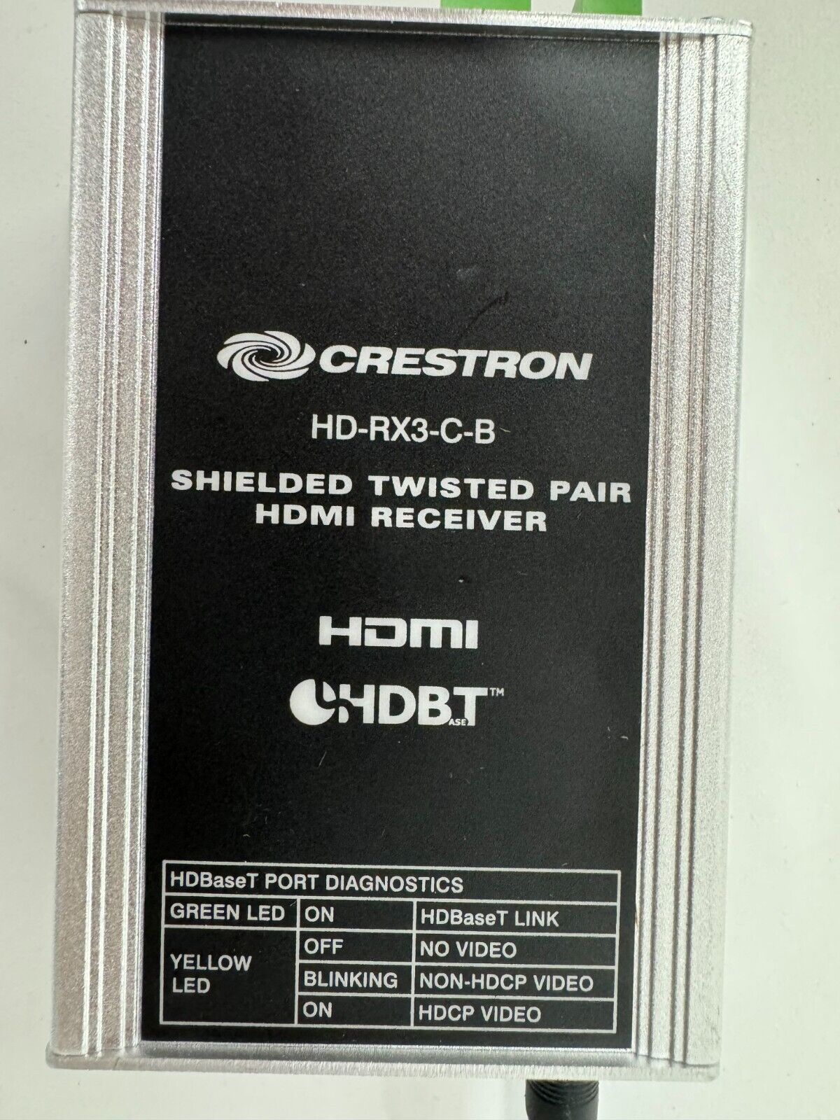 Crestron 6506329 HD-RX3-C-B Shielded Twisted Pair HDMI Receiver w/power LOT OF 2