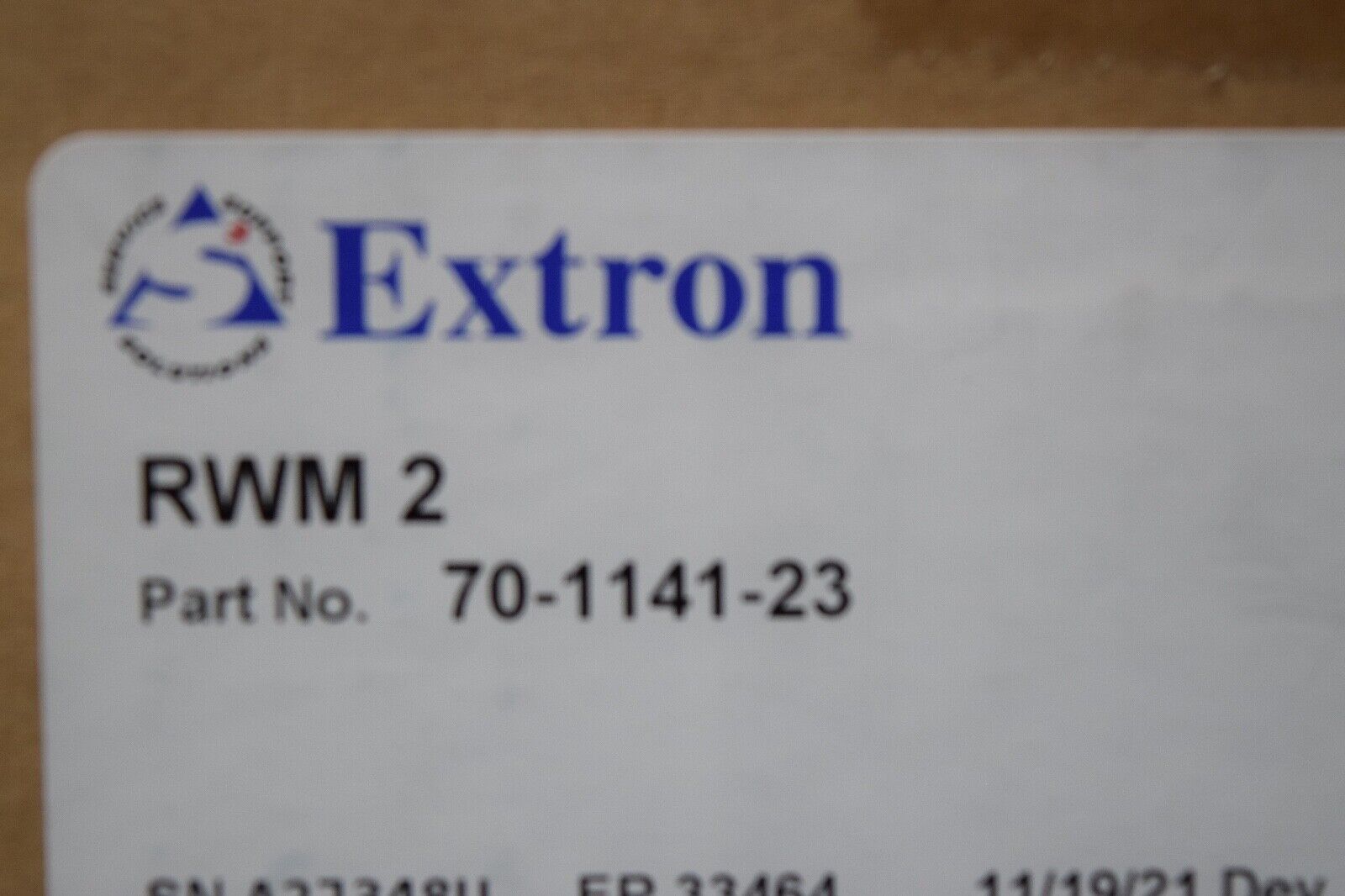 Extron RWM 2 70-1141-23 Recessed Wall Mount Kit for 7