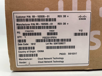 Cisco CS-KIT-MINI-K9 Webex Room Kit Mini for Huddle Spaces