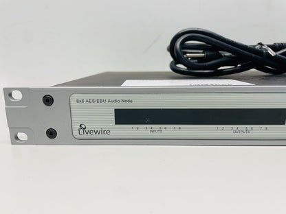 Livewire 8x8 AES/EBU Analog Audio Node