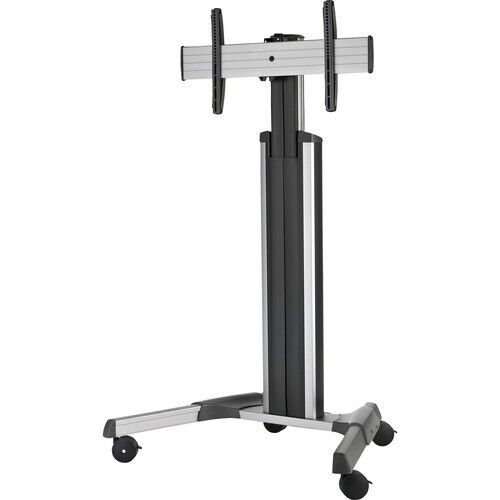 Chief LPAU Series Large Fusion Manual Height Adjustable Mobile AV Cart (Silver)