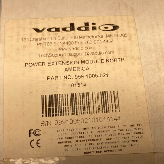 Vaddio 999-1005-021 Power Extension Module