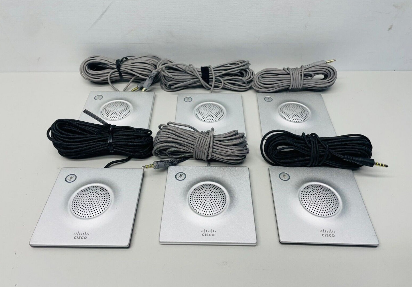 LOT OF 6 Cisco TTC5-06 TelePresence Table Microphones 20