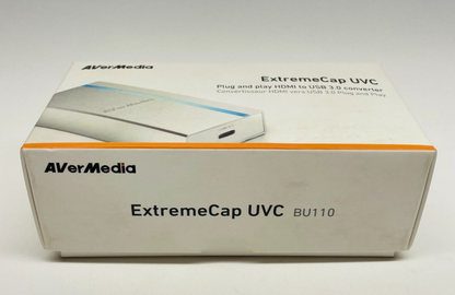 AVerMedia ExtremeCap UVC BU110 HDMI to USB 3.0 Capture Card 1080p