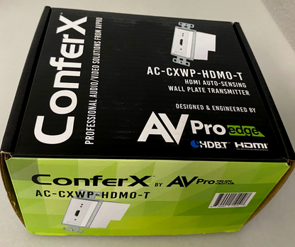 AVProEdge ConferX AC-CXWP-HDM0-T HDMI Auto-Sensing Wall Plate Transmitter