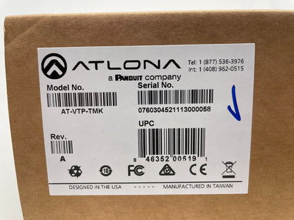 Atlona AT-VTP-TMK Tabletop Mounting Kit for Velocity Control System Touch Panels