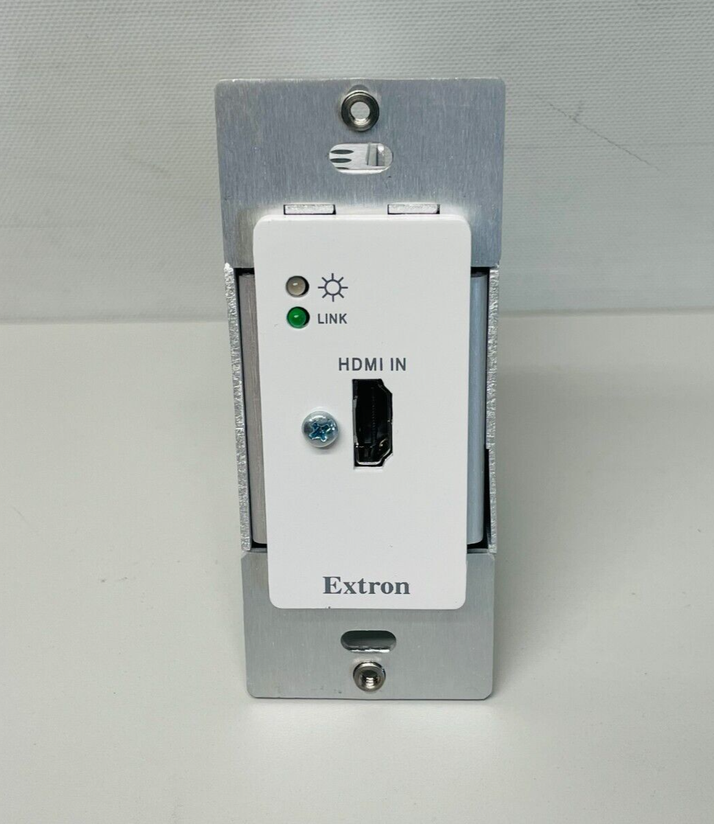 EXTRON 60-1741-53 DTP2 T 201 D White 4K/60 HDMI DTP2 Transmitter – Wall Plate