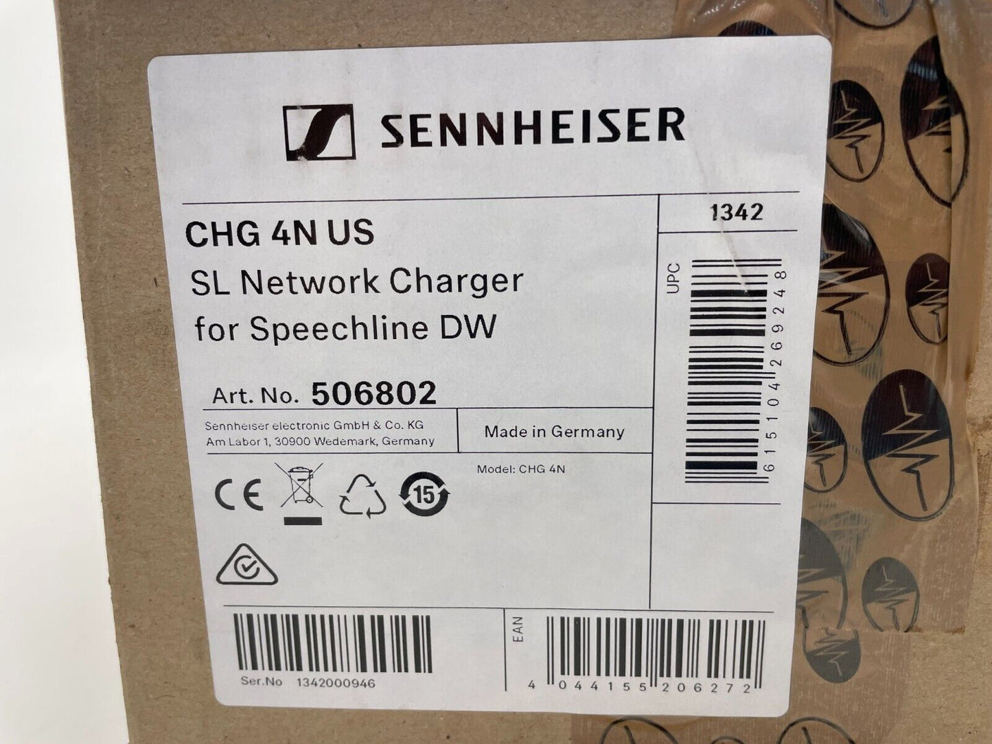 Sennheiser CHG 4N US 4-Bay Network Charger for SL Bodypack DW and SL Handheld DW