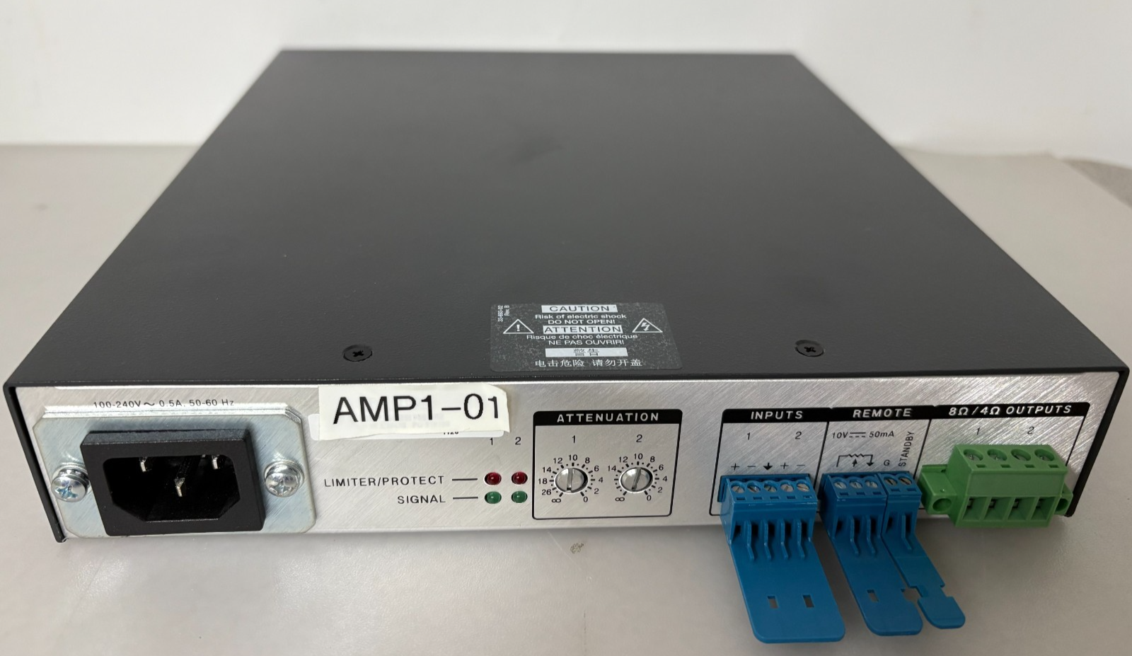 Extron XPA 1002 Plus Xtra Two Channel Low High Impedance Amplifiers Extron XPA 1002 Plus Xtra Two Channel Low High Impedance Amplifiers