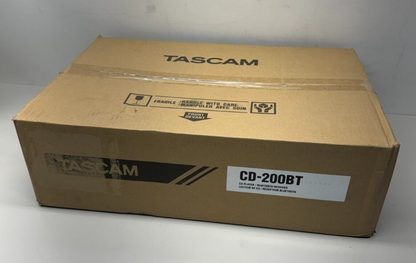 TASCAM CD-200BT Rackmount CD Player With Bluetooth Receiver NEW in original box