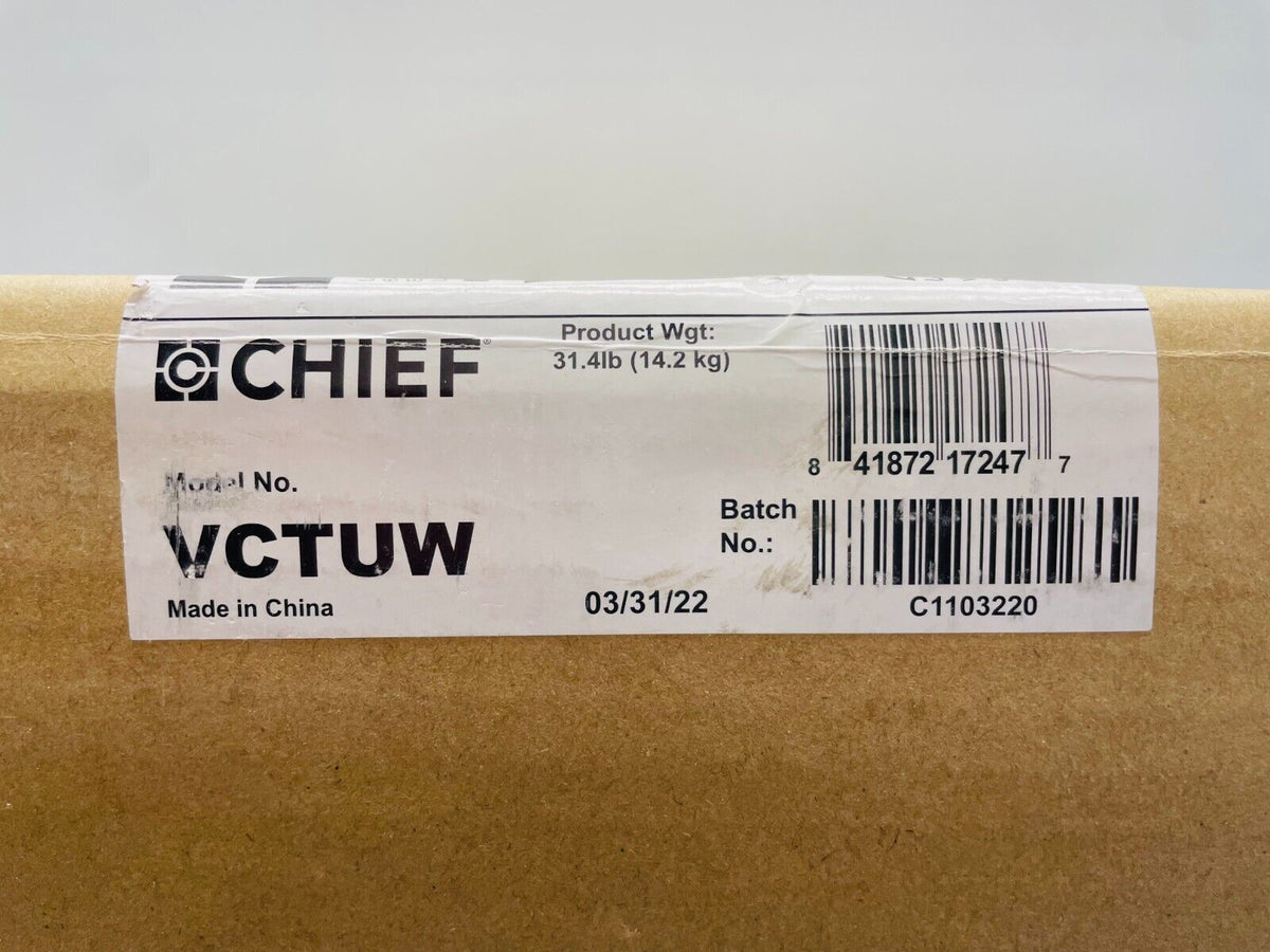 Vctu Chief VCTUW XL Universal Tool-Free Projector Mount (White) – LPAV