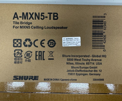 Shure A-MXN5-TB Tile Bridge for MXN5 Ceiling Loudspeaker