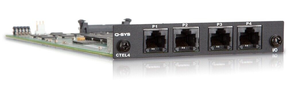 QSC Q-SYS CTEL4 KIT  Telephony Card  FG-212117-00