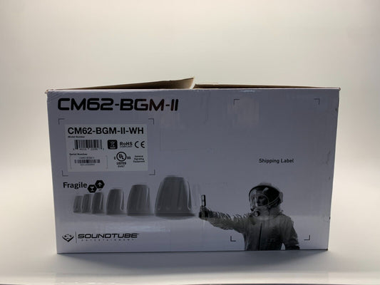 SoundTube CM62-BGM-II 6.5" Coaxial In-Ceiling Speaker (White)