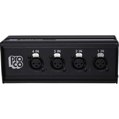 ProCo Sound Pro Co Dante DropBox AoDST-4XF 4-Channel Pro Audio Input Drop Box