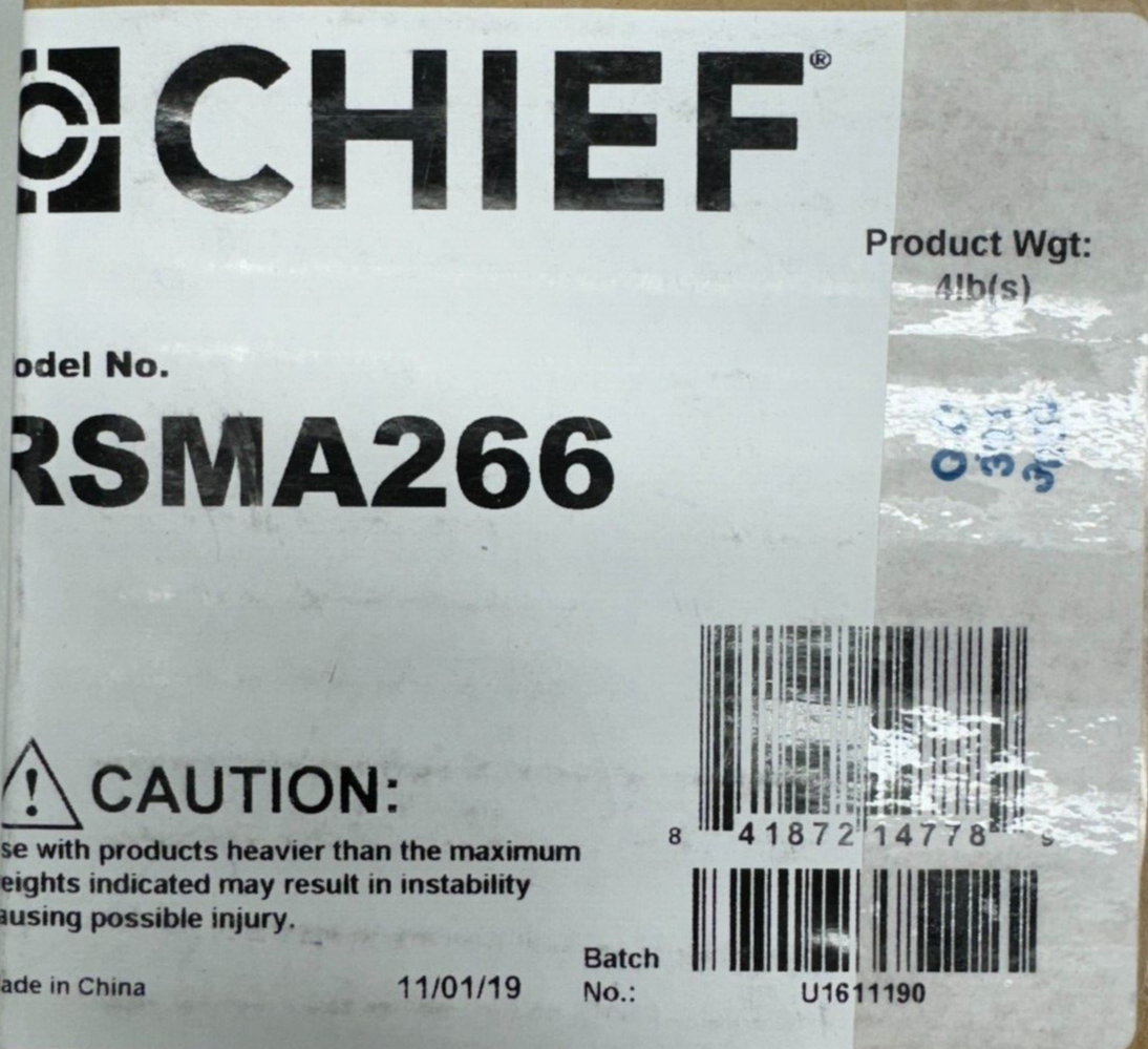 Chief RSMA266 Mini Elite Projector Mount with SSM266 Bracket (Locking Option A)