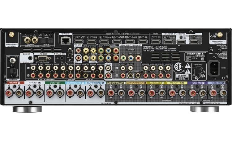 MARANTZ SR6015 9.2 Channel 8K Ultra HD 3D Audio AV Receiver with HEOS ( Black )