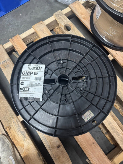 Belden 10GX63F 0101000 CAT6A 4PRB F/UTP CMP REEL 23 AWG 1000ft