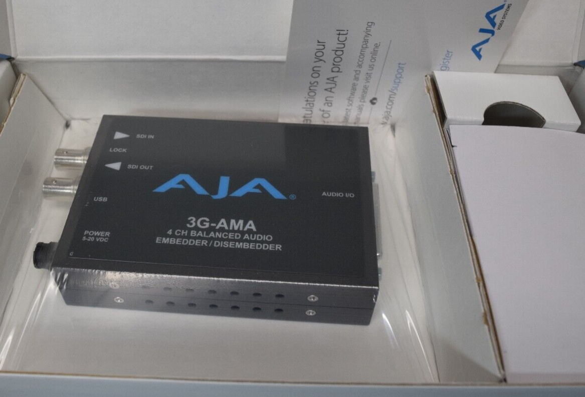 AJA 3G-AMA 4-Channel Balanced Audio Embedder / Disembedder