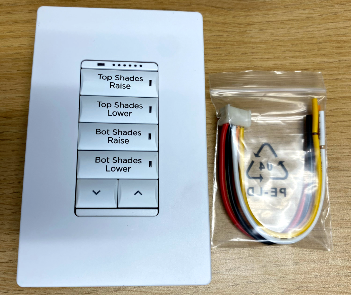 Savant WPB-LALV06-00 Echo Low Voltage Configurable Keypad (REV : 07)