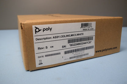 Polycom HDX Ceiling Microphone Array Mic Primary White 2200-23809-002