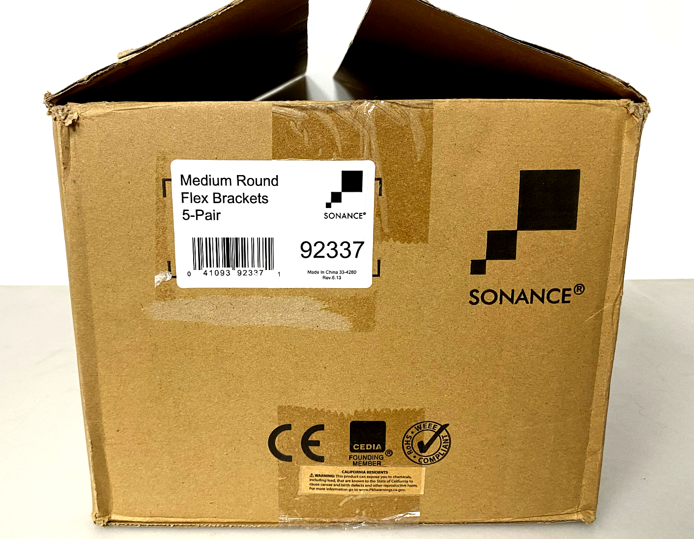 Sonance 92337 Medium Round Flex Brackets (5-Pair)