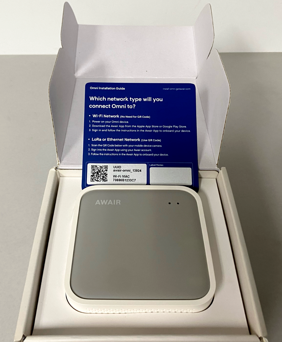 Awair Omni Indoor Air Quality Monitor (AWAIROMNI1)