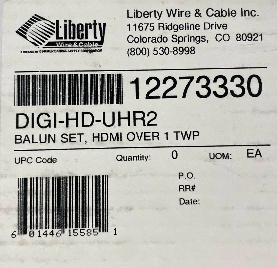 Liberty Wire and Cable DIGI-HD-UHR2