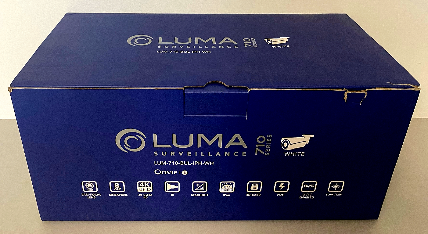 Luma 710 Series LUM-710-BUL-IPH-WH Surveillance Camera