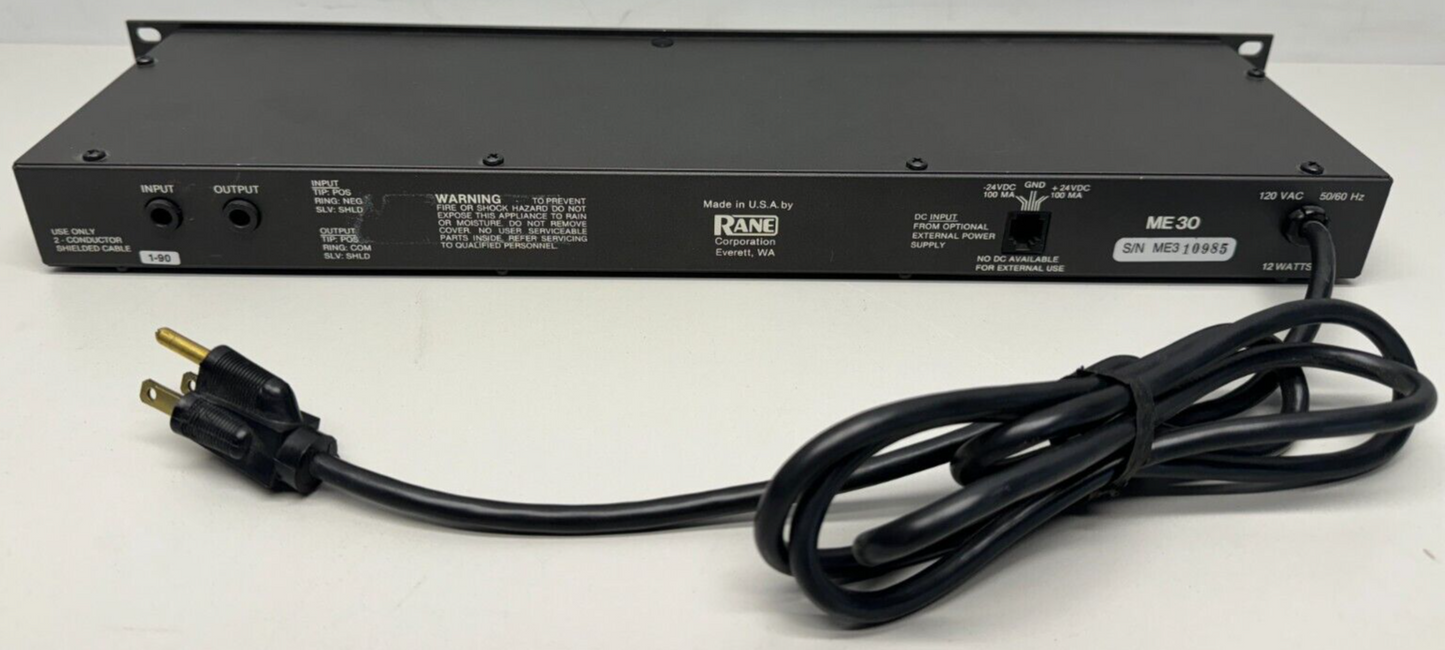 Rane ME 30 30-Band Graphic Equalizer