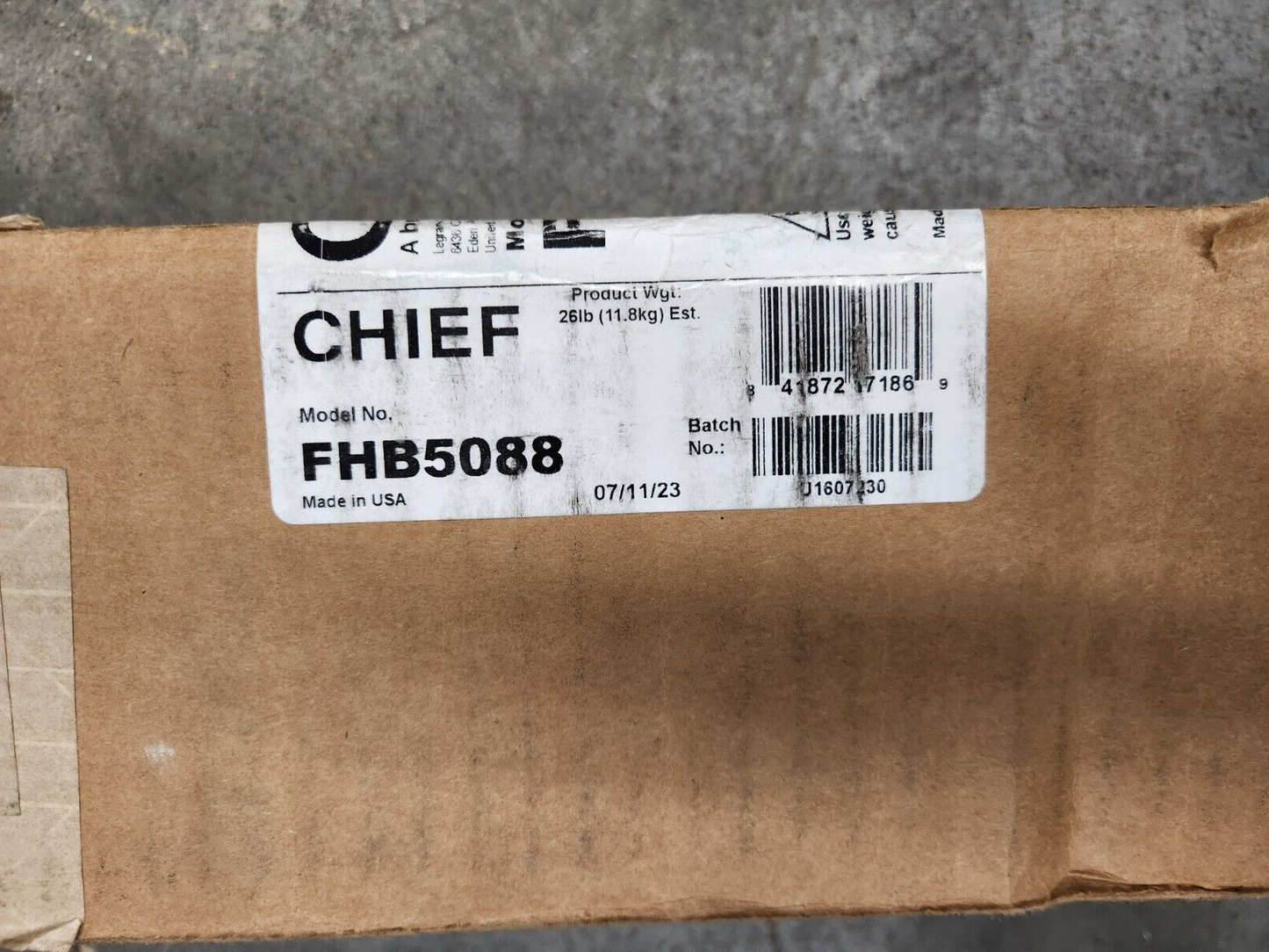 Chief FHB5088 Fusion Display Mount Adapter for 55 in. Cisco Webex Board