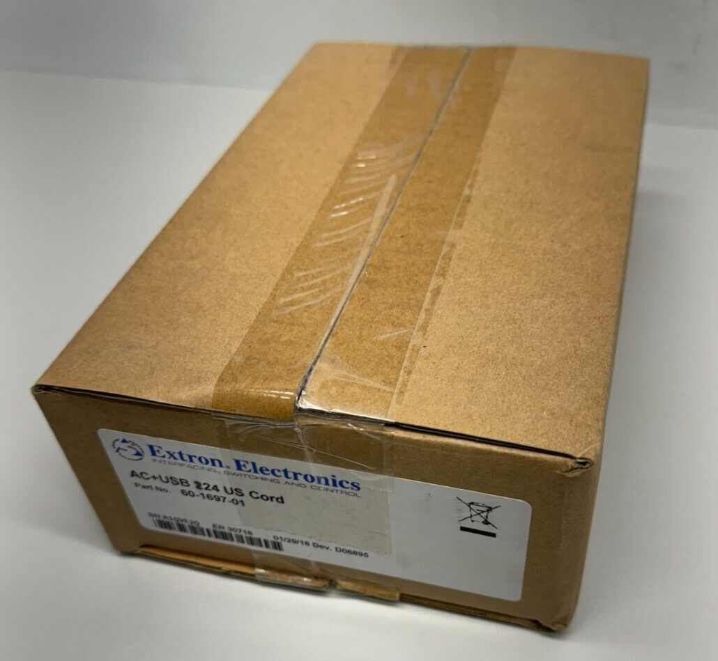 Extron 60-1697-01 AC+USB 224 US Cord Power Module NEW – LPAV
