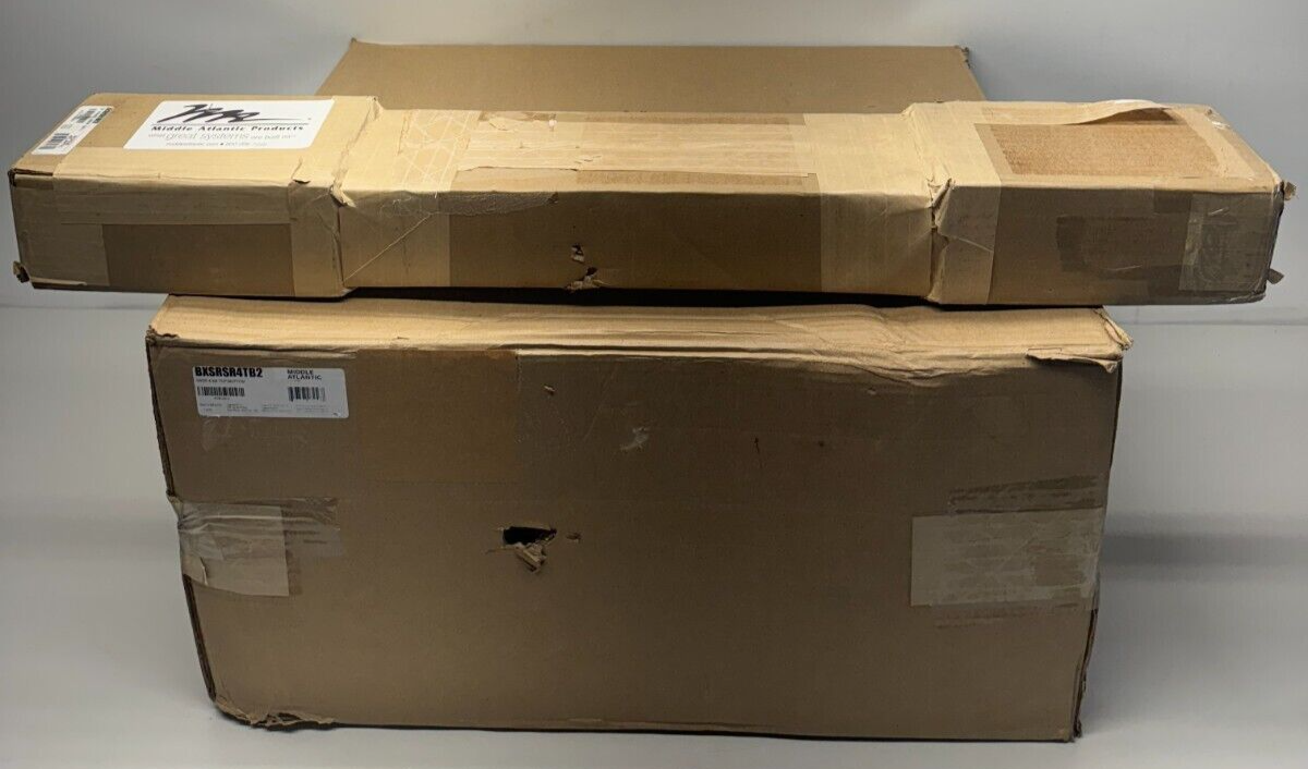 Middle Atlantic BXSRSR4TB2 14RU Rotating Sliding System w/ 18 Space Ra ...