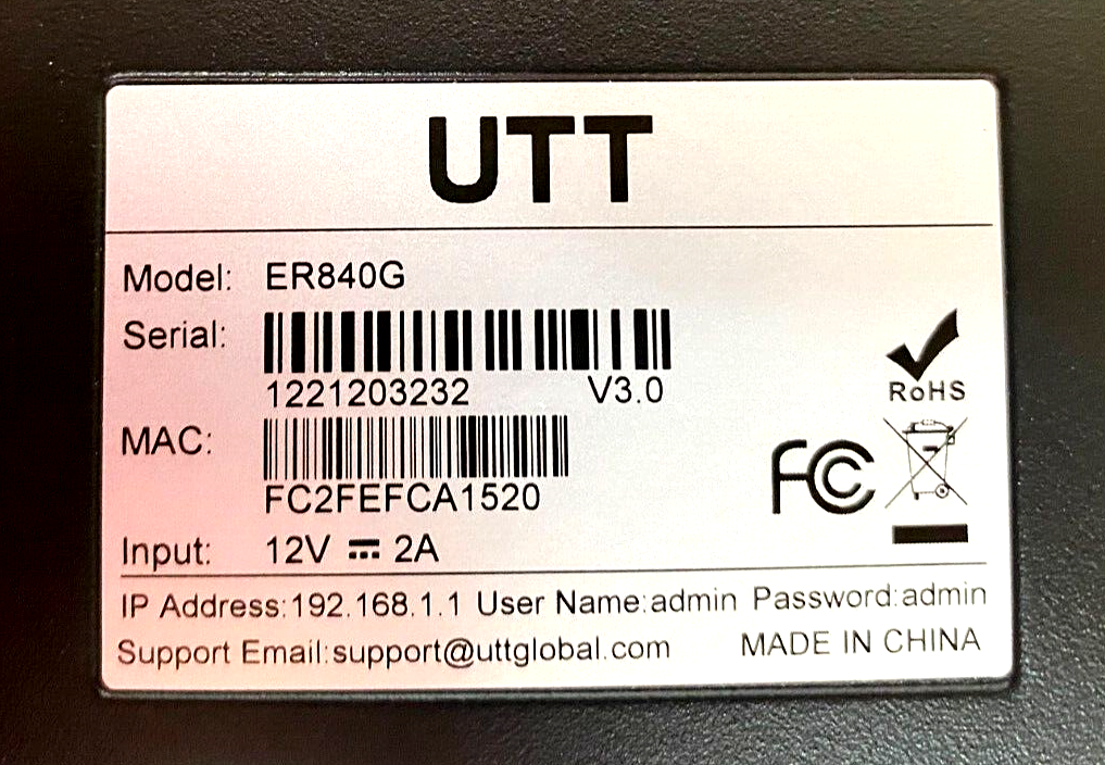 UTT ER840G 4 WAN Ports VPN Router + 10 Ports Gigabit PoE Switch – LPAV