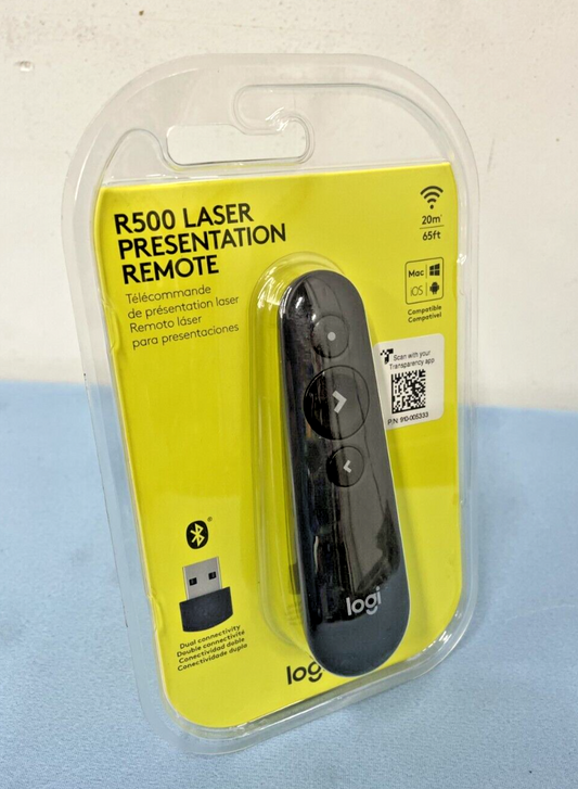 Logitech R500 Wireless Presentation USB Remote Control w/ Laser Pointer