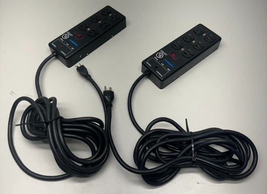 Furman SS-6B 6-Outlet Surge Protector Suppresor Strip LOT OF 2