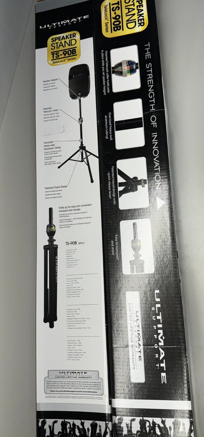 Ultimate Support TS-90B Telelock Tripod Speaker Stand - LOT OF 2