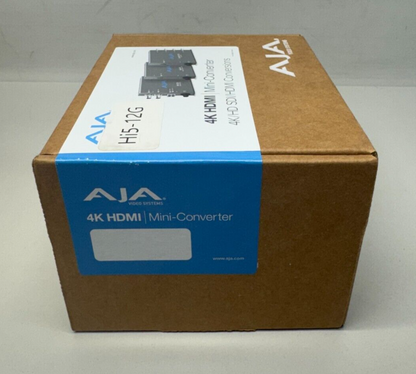 Aja HI5-12G / 12G-SDI to HDMI 2.0 Mini-Converter, Up to UHD 4K60 Output