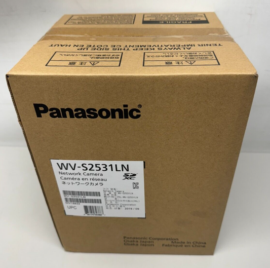 Panasonic WV-S2531LN 2MP 1080p H.265 Outdoor Vandal Dome Network Camera