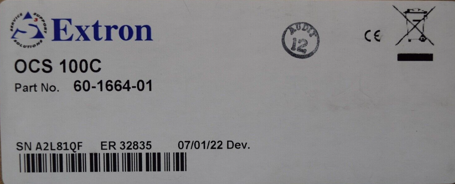 Extron OCS 100C Occupancy Sensor 60-1664-01 – LPAV