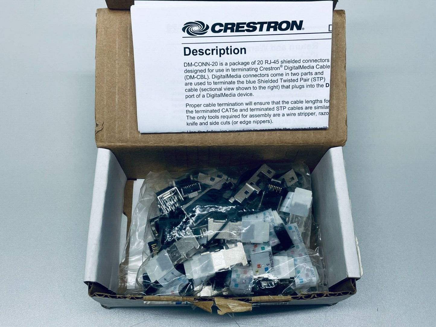 Crestron DM-CONN-20 Connectors for DM-CBL-ULTRA 6502789 (Qty. 13)