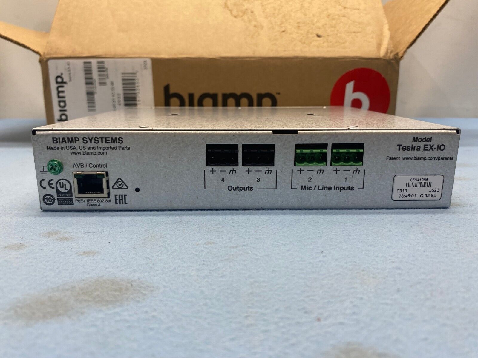 Biamp Tesira EX-IO Input Output Expander – LPAV