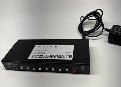 TV One 1T-C2-750 Dual-PIP DVI-I Scaler w/ Power Supply and cord