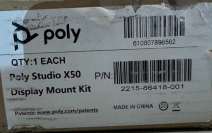 Poly 2215-86418-001 Studio X50 Display Mount Kit