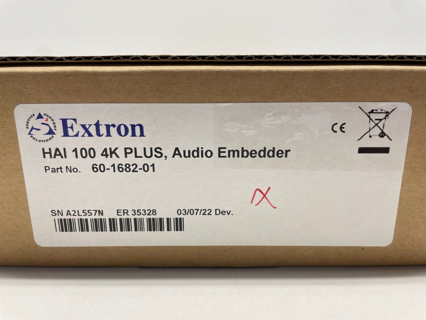 Extron HAI 100 4k PLUS 4K/60 HDMI Audio Embedder 60-1682-01