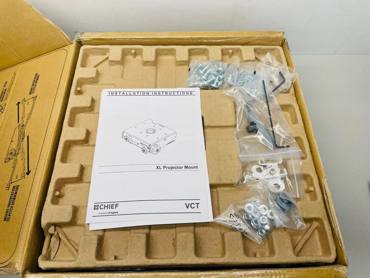 Vctu Chief VCTUW XL Universal Tool-Free Projector Mount (White) – LPAV