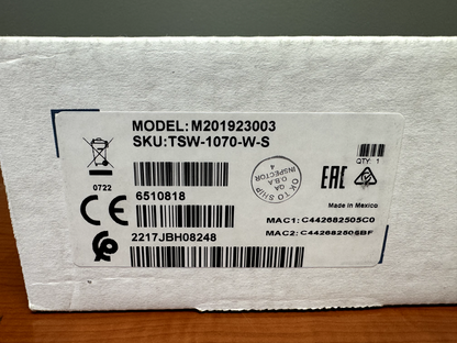 Crestron TSW-1070-W-S 10.1 in. Wall Mount Touch Screen, White Smooth 6510818